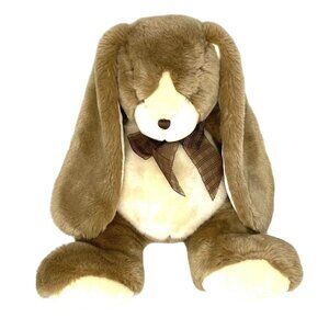 Carlton Cards Plush Sleeping Bunny Rabbit 12" Droopy Ears‎ Easter Spring Bedtime